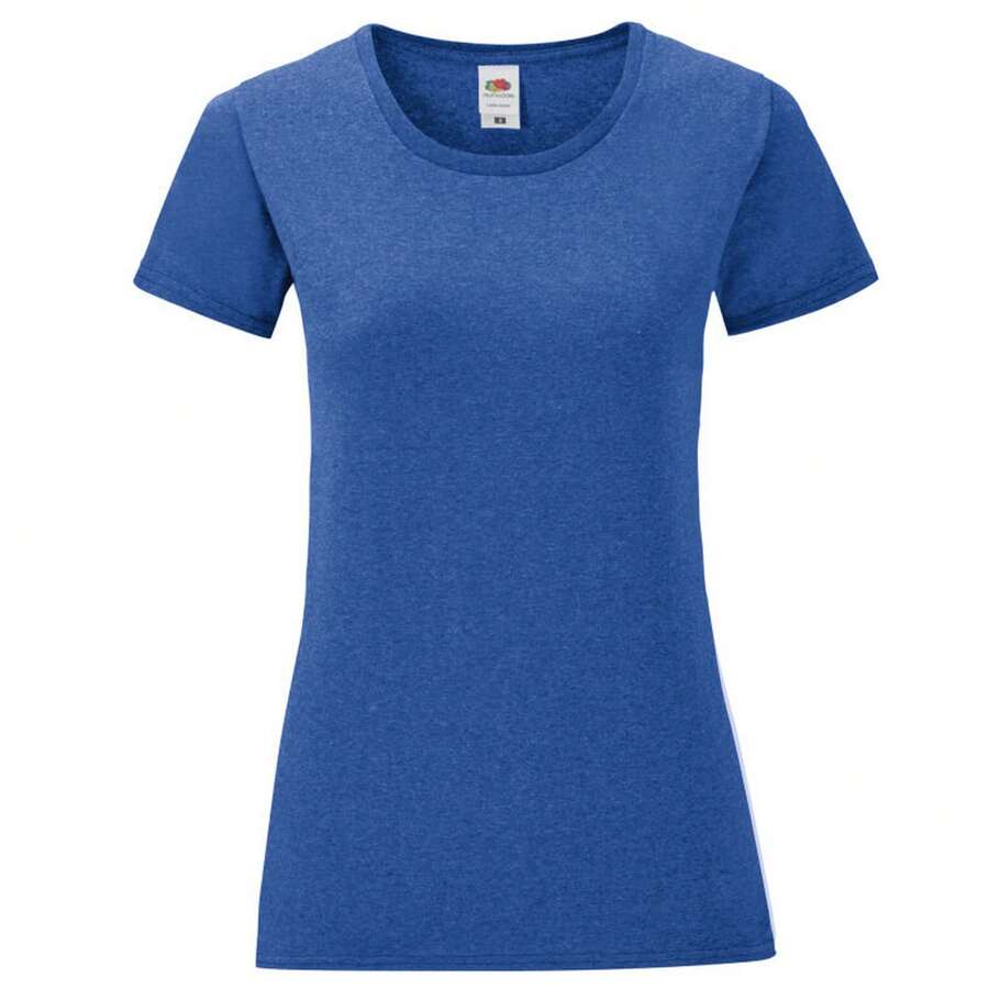 Fruit Of The Loom Womens/Ladies Iconic 150 T-Shirt - 希瑟.羅亞爾 - 查看 1