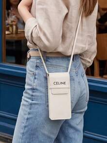Celine Portable Glasses/Fashion Glasses Protective Pouch, Suitable For Daily And Travel Use, Highly Durable - White - View 2