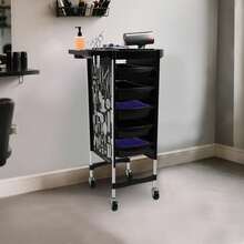 Salon Barber Hairdressing Trolley Hair Colouring Spa Cart Rolling Storage Drawer - Hairdressing Trolley - View 4