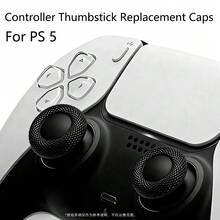 أغطية استبدال وحدة تحكم PS FIVE أغطية عصا التحكم في الألعاب أغطية عصا الإبهام أغطية إصلاح الأزرار أغطية استبدال رأس الفطر PSfive - مشاهدة 4