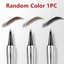 1pc Recommended Black & Brown Eyebrow Pencil, Waterproof, Sweat-Resistant, Smudge-Proof, Precise Eyebrow Shaping, Suitable For Beginners Without Technique - A - View 14