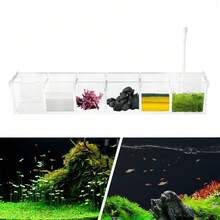 45 X 7 X 8 Cm 6 Mesh Acrylic Clear Aquarium Fish Tank External Suspension Filter - default - View 8