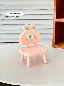 Cute Desktop Phone Stand, Creative Decor, Soft Chair-Shaped Phone Holder, Suitable For Various Phones, Phone Accessories, Perfect Gift For Birthday, Back To School, Family Gathering And Friends Party. - Multicolor - View 4