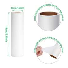 6.3 Inch Lint Roller Refill, Super Sticky, Suitable For Pet Hair, 60 Sheets Per Roll, 5 Rolls, Total 300 Sheets - 6.3in (Pack Of 5, Total 300 Sheets) - View 4