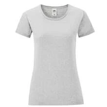 Fruit Of The Loom Womens/Ladies Iconic 150 T-Shirt - 石楠灰 - 查看 1