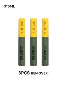 1pc/3pcs 簇狀假睫毛卸除液 – 溫和溶解不傷眼瞼，快速清除假睫毛殘留，5ml 輕巧旅行裝。適合約會、Cosplay 與出差，新手易上手，化妝愛好者的精美禮物。 - 墨綠色 - 查看 7