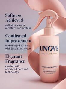 UNOVE Water Essence Spray Soft Floral Scent 200ml / Suitable For Dry, Brittle, Damaged Hair. Protein Water Mist Spray, Creates Fresh And Soft Texture, Can Be Used Anytime And Anywhere, Creates Fresh And Soft Hair - Tender Bloom 200ml - View 2