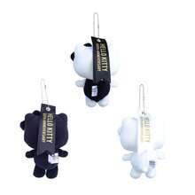 1個 Sanrio Hello Kitty 50週年紀念版黑白絨毛包飾吊飾,可愛KT貓娃娃,日系少女風禮物 - 彩色 - 查看 11