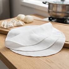 26CM Round Non-Stick Steamer Cloth, 10PCS Thick Durable Encrypted Cotton Steaming Mat, Reusable Kitchen Cooking Liner For Daily Food Steaming - View 7