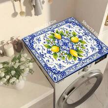 1 pieza Tapete de secado con patrón de limón para decoración de cocina, tapete para máquina de café, accesorio para lavandería, bandeja de goteo hecha a mano para cafetera, tapete de piso de cocina, tapete de mesa, tapete de secado de platos para encimera de cocina, tapete de desayuno, bandeja de goteo resistente al calor con respaldo antideslizante, bandeja de goteo de tierra de diatomeas, ocultador de manchas, tapete de goteo de cocina súper absorbente, tapete de escurridor de platos fácil de limpiar, perfecto para cocina, mesa de comedor, cafetería, bar, vacaciones, fiesta, decoración del hogar, regalo de vacaciones - Multicolor - Ver 14