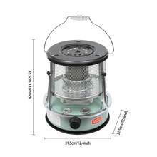 Premium Heavy-Duty All-Weather Outdoor Kerosene Heater Stove, Multi-Purpose Portable Camping Heating & Cooking Combo With Adjustable Flame, Emergency Survival Gear For Hiking, Ice Fishing, Patio & Tent Warmth Solution - Regular - View 9