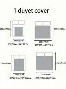 1pc Solid Color Single Duvet Cover Bedding, Soft & Comfortable, Skin-Friendly Fabric, Delicate Touch, Combines Comfort & Aesthetics, Cares For Sleep, Skin-Friendly Craftsmanship, Suitable For Dorm Students, Home Bedroom Bedspread, Guest Room Use, All Seasons, Zipper Closure, Multiple Colors, Soft & Durable, Large Size Bedding - Dark Grey - View 4