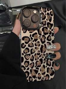 1 funda de teléfono eleganteNo incluye cordón ni soporte. Funda de teléfono de lujo con estampado de leopardo, magnética, con purpurina, a la moda. Funda de teléfono metálica de lujo con estampado de leopardo, compatible con 15 Professional, a prueba de golpes, con cobertura total, compatible con 16/11/13 Pro/15 Pro/15/13 Professional, compatible con 14/13/12. Regalo de cumpleaños de primavera. - Multicolor - Ver 1
