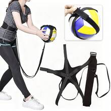 Volleyball Training Equipment Aid, Adjustable Soccer Juggling Training Rebound Strap, Volleyball Beginner Training Aid Skill Training Ball Control Practice - Multicolor - View 1