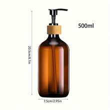 Shampoo Dispenser 3pcs Bathroom Shampoo Conditioner Body Wash Dispenser Bottle Set 500ml Pump Press Bottle Reusable - View 6