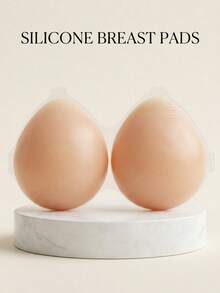 ANGDIE 1 Pair Silicone Breast Form Fake Breast Suitable For Breast Resection, Prosthesis Degeneration, Shoulder Strap Silicone Breast Pad - Khaki - View 1