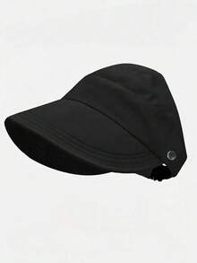 Wide Brim Thin Breathable Bucket Hat, Ponytail Compatible, Essential For Spring And Summer, Comfortable Sun Protection Travel Hat, Easy To Store, Perfect Gift For Girlfriend And Friends, Women's Accessory - Multicolor - View 11
