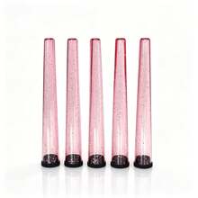 1pc Pink Glitter Transparent Cigarette Tube, Popular Portable Single Cigarette Storage Tube For Outdoor Use, Sealed Waterproof Storage Tube For Cigarette Enthusiasts, Perfect Gift For Girlfriend! - 1 - View 5
