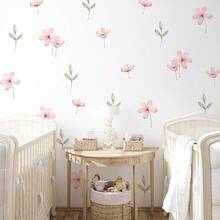 1/3 Sheets Cute Flower Growth Chart Sticker For Kids, Cartoon Height Measurement Wall Decal, Removable Nursery Room Decor, Baby Girl Boy Height Tracker, Home Decoration Accessories​ - Multicolor - View 7