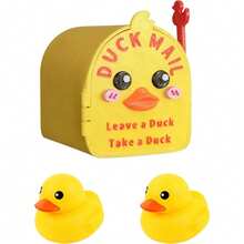 1pc 3D Printed Cruise Duck Mailbox, Front-Opening Plastic Mailbox, Cute Decorative Magnetic Wall-Mounted Mini Mailbox, Suitable For Cruise Ship Cabin Doors, Home Refrigerator, Office Decoration, Gift For Duck Hunting Enthusiasts - Duck - View 9