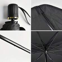 [Windshield Sunshade] The Car Front Windshield Sunshade Can Be Folded And Stored As A Compact Car Sun Curtain, Suitable For Sedans, Suvs, And Trucks. It Is Easy To Open And Store - A - View 4