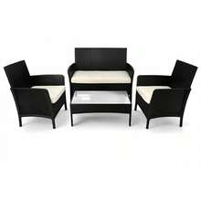 Outdoor Chairs - Black - View 1