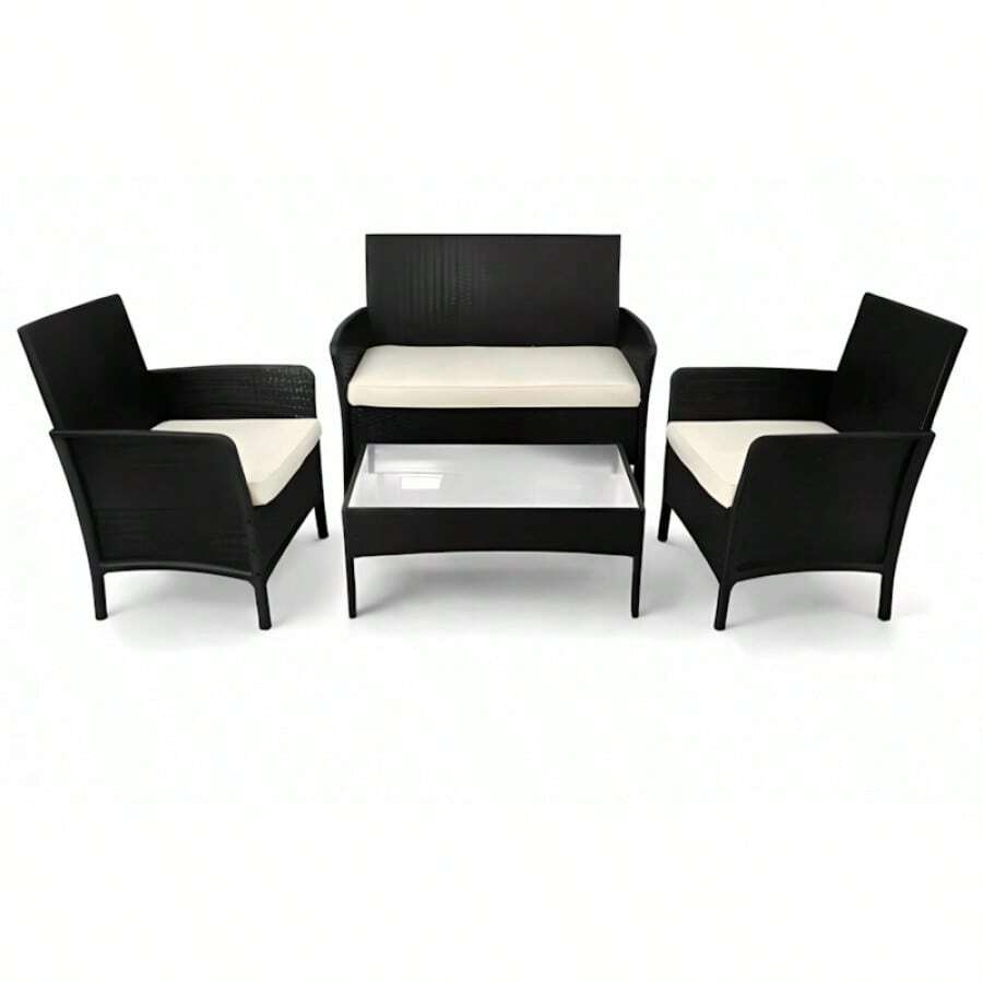 Outdoor Chairs - Black - View 1