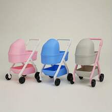 1 chiếc xe đẩy em bé mini tỉ lệ 1:12 cho nhà búp bê, xe nôi em bé mini mô hình chân thực, phụ kiện sưu tầm và quà tặng lễ hội hoàn hảo - Nhiều màu - Xem 3