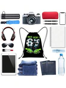 67 Six Seven Sports Backpack - Digital Print Pattern Sports Drawstring Backpack. Random Print Casual Daily Use Bag, Fashion Pattern Design, Lightweight And Large Capacity. Perfect For Fitness, Travel And Office Use, Ideal Gift For Men, Fathers And Friends. - Multicolor - View 6