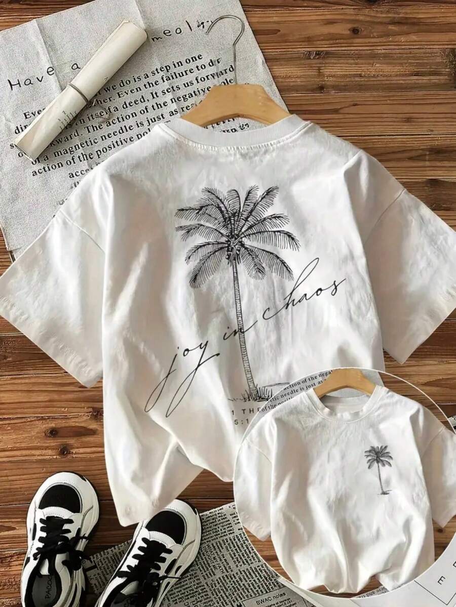 Frühlings-/Sommer-Oversize-Tops, 100% Baumwolle, Damen-Kurzarm-T-Shirts - style1 - Voir 1