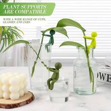 21pcs Garden Plant Decorative Statues - Resin Stem Fixing Frames & Bud Propagation Partners, No Electricity Needed, Indoor/Outdoor Use For Halloween, Home & Garden Decor, Plant Stem Support, Decorative Plant Stem, Durable Plant Stem - 21pcs - View 4