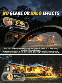 MIGAE 3pcs Transparent High Definition Anti-Glare Military Grade Shockproof 9H Tempered Glass Easy Installation Camera Lens Protector For Phone Case, Compatible With IPhone 18 Pro 18 Pro Max 17 Pro Max 17 Pro 16 Pro Max 16 Pro 15 Pro Max 15 Pro 14 Pro Max 14 Pro Phone Accessories - Clear - View 5