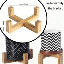 Square Plant Stand, Sturdy Multi-Layer Small Square Shelf, Suitable For Succulents, Cacti, Flower Pots, Indoor/Outdoor Garden Display Rack, Home Balcony Use - 16cm/6.3inch - View 9