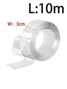 1pc Transparent Double-Sided Tape, Non-Fading Nano Bubble Tape, Strong Double-Sided Adhesive Tape - Multicolor - View 8
