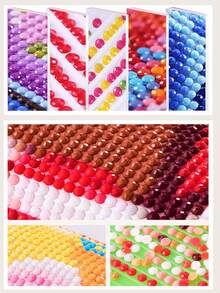 2件組 DIY 鑽石畫貼紙刺繡景觀流水瀑布家居裝飾 全鑽 30*40cm - 套裝 - 查看 4