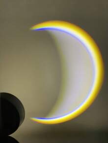 Lampu Senja dengan Kontrol Jarak Jauh 16 Warna, Colokan USB, Lampu Malam Proyektor yang Dapat Diputar 180°, Lampu Suasana Estetis untuk Dekorasi Kamar Tidur & Latar Belakang Selfie, Remote Membutuhkan 2 Baterai AAA (Tidak Termasuk) - sambungan universal baja RGB - View 8