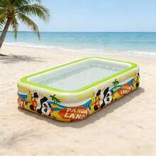 Large Inflatable Swimming Pool, Take Inflatable Pool Outdoors, Nature And Coolness--Durable And Wear-Resistant, Easy To Install, Space-Saving Storage And Portable, Pressure-Resistant, Scratch-Resistant, Sun-Resistant, Wear-Resistant Inflatable Pool, Suitable For Backyard, Courtyard And Indoor Leisure - A - View 5