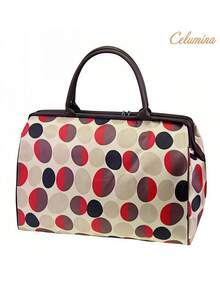 Ladies' Vintage Newspaper Print Canvas Handbag/Tote Bag/ Purses, Beach Bag,Perfect For Commute Or Back To School Travel Essential The Best Gift - 彩色 - 查看 11
