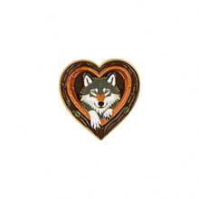 Cute Cartoon Raccoon Wolf Women Brooch On Clothes Men Soft Enamel Pin Lapel Pins Backpack Badges Accessories - Gold - View 11