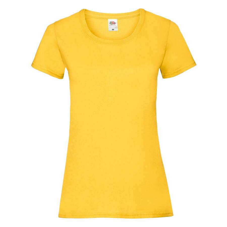 Fruit Of The Loom Womens/Ladies Lady Fit T-Shirt - Sunflower - View 1