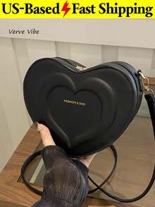 Heart-Shaped Bag Romantic Dating Travel Music Festivals And Parties To Hold Essentials In Style Women's Bags Crossbody Bags Shoulder Bags - 彩色 - 查看 13