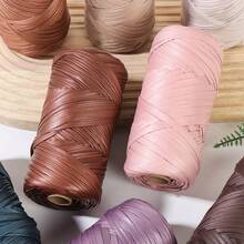 1 Roll 165g Premium Faux Leather Cord, Soft And Flexible Material, Suitable For DIY Bags, Shoes, Crochet And Knitting Crafts - Artificial Leather Thread - View 10