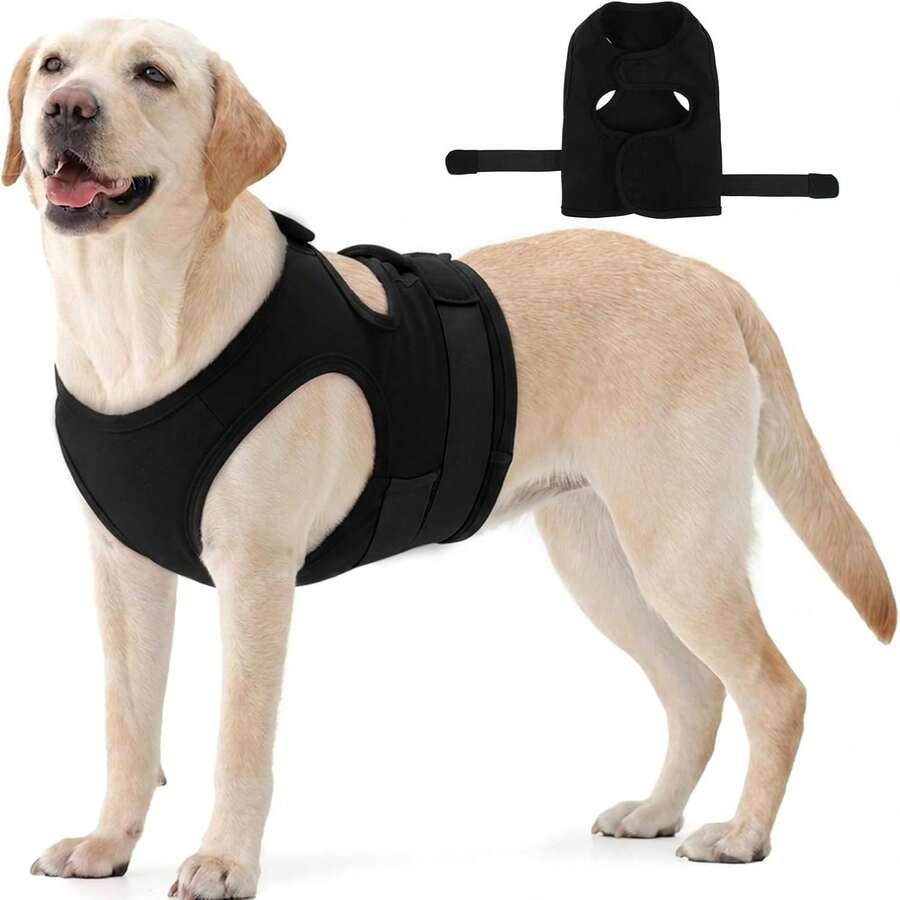 Dog Anxiety Vest, Sleeveless Calming Jacket | Adjustable Chest And Belly Wrap Design, Suitable For Most Small Dogs, Soft And Lightweight, Easy To Wear, Relieves Anxiety, Fear Of New Environments And Social Stress