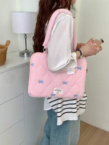 Fashionable Bow Laptop Bag, Lightweight Computer Bag, Compatible With MacBook 13/14 Inch, 15/15.6 Inch Laptop Shoulder Bag - View 14