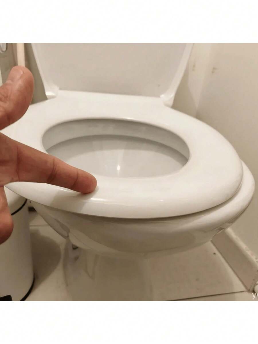 2pcs Toilet Seat Stabilizer. Is Your Toilet Loose, Shaking Or Misaligned? Try This Toilet Stabilizer, It Can Easily Align Your Toilet And Keep It From Moving. - A - View 1