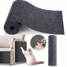 DIY Cat Scratching Mat, Trimmable Self-Adhesive Carpet, Cat Tree Stand, Cat Scratching Board, Cat Climbing Mat, Wear-Resistant And Anti-Scratch Cat Climbing Sticker, Dark Gray, 1 Piece - 60*100cm - View 2