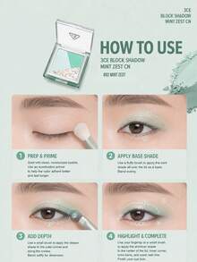 3CE Eyeshadow #02 Warna Mint 3.3g. Tersedia dalam hasil akhir matte dan berkilauan. Bedaknya halus, mudah dibaurkan tanpa berjatuhan, dan mencerahkan sudut dalam mata untuk tampilan alami tanpa riasan. - Eyeshadow kotak-kotak #02 Mint - View 10