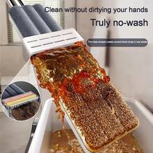 New Large Mop Set With 360° Rotation, Reusable Microfiber Mop Pad, Suitable For Tile, Hardwood And Composite Floors Wet And Dry Cleaning, Hands-Free Floor Mop, Home Use First Choice - Hands-free Mop - View 5
