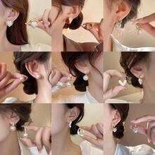 5/10PCS Trending Jewelry Collection (5/10 Pairs From 25 Hot-Selling Styles), Random Assorted Earrings, Surprise Gift For Her - 10 Pairs (randomly Shipped) Of Style C - View 3