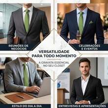 A Matte Twill Tie, A Versatile Tie Suitable For Work, Interviews, And Weddings. - 青檸色 - 查看 4